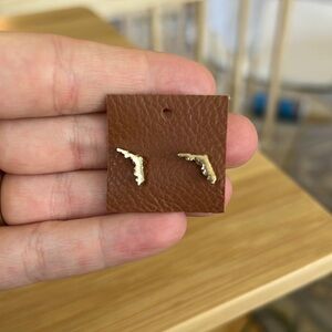 Gold Plated Florida earrings